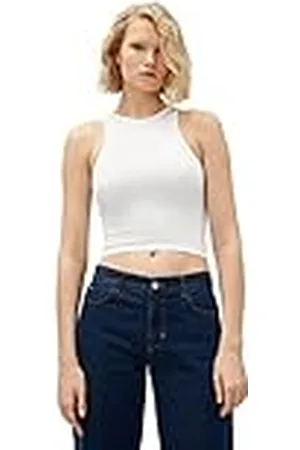 Koton Dames Crop Seamless Tanktop Holder Neck, , S