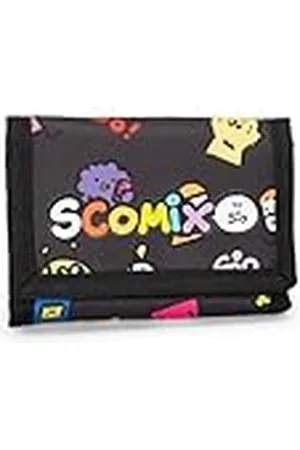 COMIX Scottecs Portemonnee voor kinderen, uniseks, meerkleurig, 13 x 8,5 cm, , 13x8,5cm