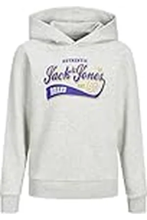 JACK & JONES Jongen capuchontrui met logo voor jongens, , 128