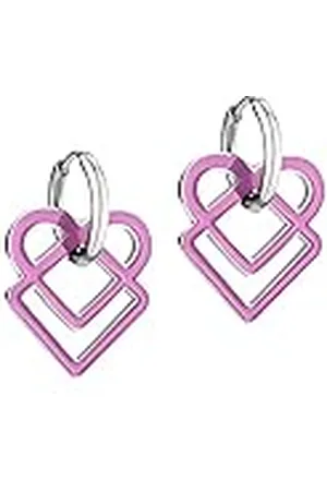 liebeskind Liebeskind Oorbel LJ-1208-E-30 roze, 3 cm, Roestvrij staal, Geen edelsteen