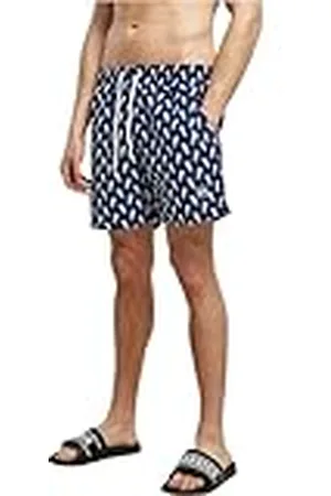 Urban classics Heren Onderbroeken Zwemshort met patroon, ,L
