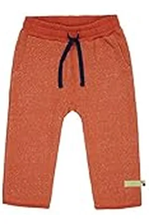 loud + proud Unisex Melange Strick, GOTS gecertificeerde broek, Cinnamon, 62/68