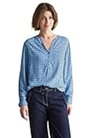 CECIL Damesblouse met minimale print, , XS