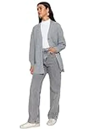 Trendyol Hijab-cardigan voor dames, rechte lange mouwen, ontspannen, , L