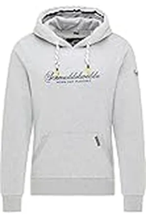 Yuka Nagate Heren Hoodie 36613759-YU01, lichtgrijs melange, M, , M