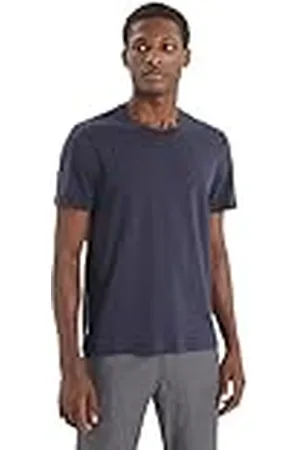 Icebreaker Heren Natural Blend Central Classic Slim Fit T-Shirt - Voor dagelijks gebruik, sport & training - , L
