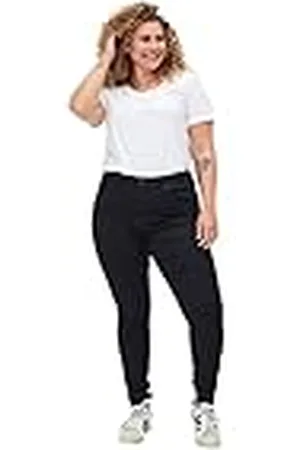 Zizzi Amy Dames Jeans Skinny Stretchbroek Grote Maten 42W / 78 cm