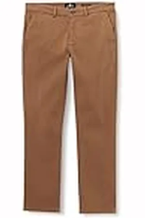 7 for all Mankind Heren Slimmy Chino Luxe Performance Sateen Broek, Brown, Regular