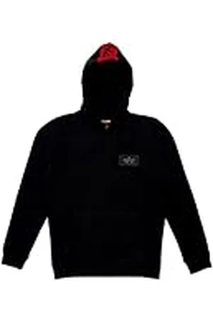 Alpha Industries Red Stripe Hoody voor kinderen Black 134/140