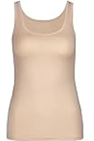 Calida Natural Comfort Tanktop voor dames, met ronde hals, , 48-50
