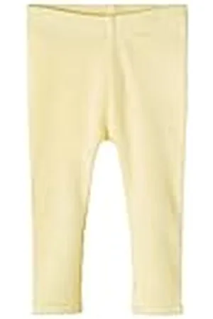 NAME IT Babymeisjes NBFHINNY Leggings, Beetle, 146W / 152L, maanbeam, 74 cm