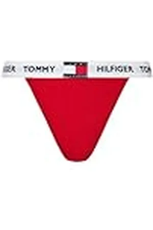 Tommy Hilfiger Dames Tanga Bikini (Ext. Size) UW0UW05622, coördinaten slip, rood, L, , L