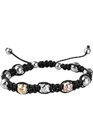 Akzent Damesarmband roestvrij staal met witte stenen 003795000002