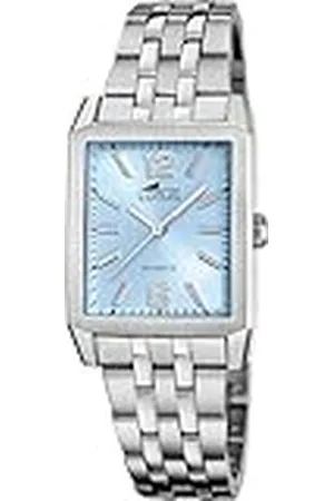 Lotus Horloge Voor Dames 18985/3 Square Series Grijs zilver 316l roestvrij staal case Grijs zilver316l roestvrij staal armband