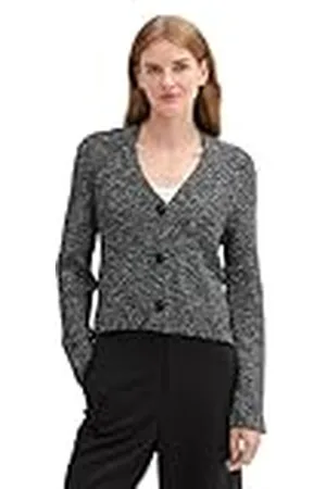 TOM TAILOR Cardigan gebreide jas voor dames, , XL