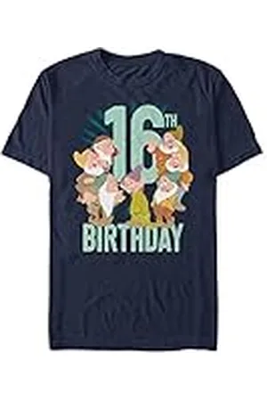 Disney Snow White And The Seven Dwarfs - Dwarves Sixteenth Bday Unisex Crew neck T-Shirt M