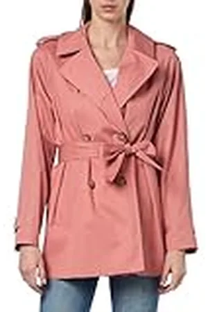 Tommy Hilfiger Dames korte trenchcoat van katoen geweven jassen, , 64, , 64 NL