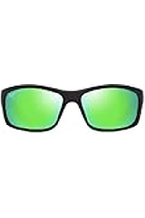 Maui Jim Kanaio Coast bril, matzwart/groen, 61-16-130, uniseks, volwassenen, , 61-16-130