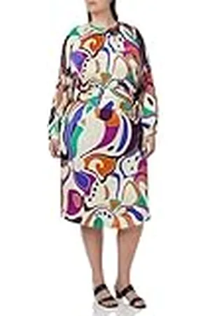 Seidensticker Dames regular fit blousejurk lange mouwen jurk, , 52 NL