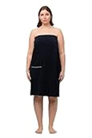 Ulla Popken Dames grote maten plus size badstof kilt, klittenbandsluiting, manchetten op de rug 816506, , 42-48