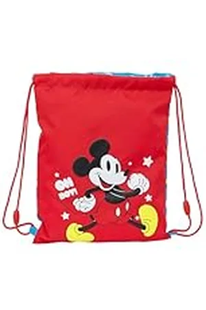 Safta Mickey Mouse Fantastic Platte rugzak voor kinderen, ideaal voor kinderen van verschillende leeftijden, comfortabel en veelzijdig, kwaliteit en duurzaamheid, 26 x 34 cm, ,