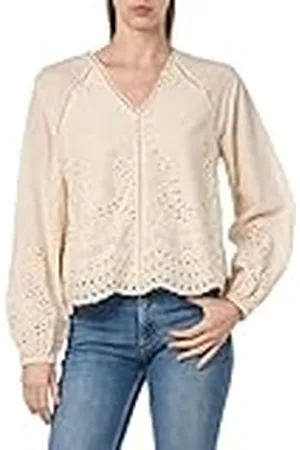 Y.A.S Y.A.S luma Ls V-hals Top S. Noos, , S