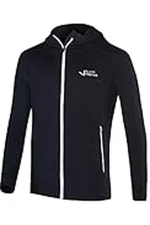 Black Crevice Merino herenjack met capuchon, hoogwaardige merino-jas, jas voor heren van 70% merinowol en 30% polyester, temperatuurregulerende merino-hoodie, merino-trui, mulesingvrij, , L