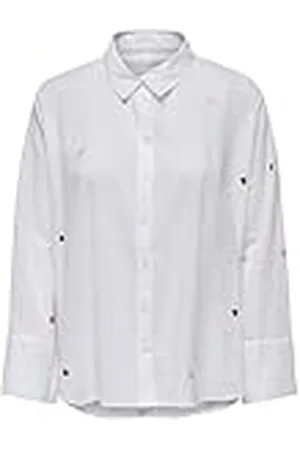 ONLY Onlnew Lina Grace Ls Emb Shirt Noos WVN, , XS