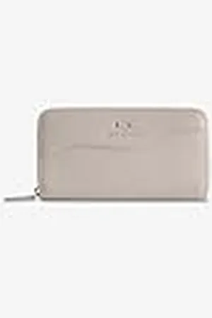 Armani Exchange Dames Essential Wave, Silver Logo Bi-Fold Wallet, , , Eén maat