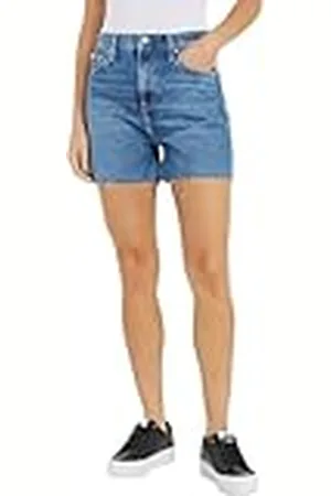Calvin Klein Jeans Mon Fit denim shorts met hoge taille voor dames, , 32W