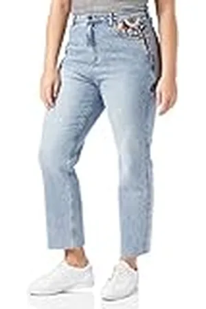 Desigual Denim Rivers Jeans voor dames, blauw, 36 NL
