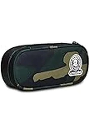 Invicta Round Plus-tas, camouflage, legergroen, school en vrije tijd