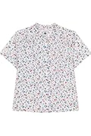 Petit Bateau Blouse met korte mouwen voor meisjes, , 8 Jaren