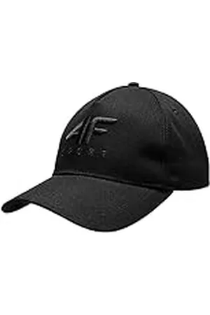4F Baseball Cap F116 Color Deep Black, maat S voor dames, , S