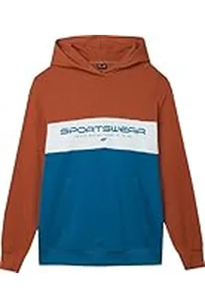 4F Sweatshirt M1032 Brown L voor heren, Blue, L