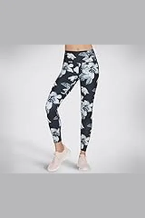Skechers Dames GOSCULPT FL HW Legging Broek, Serenity Leopard Print, Groot, , L