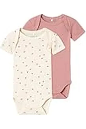 NAME IT Buttercream Hearts Short Sleeve Body 2 Units 4 Months