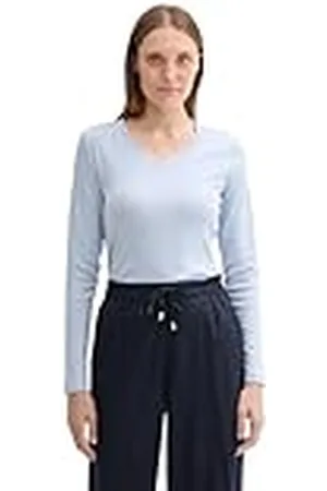 TOM TAILOR T-shirt met lange mouwen voor dames, , M