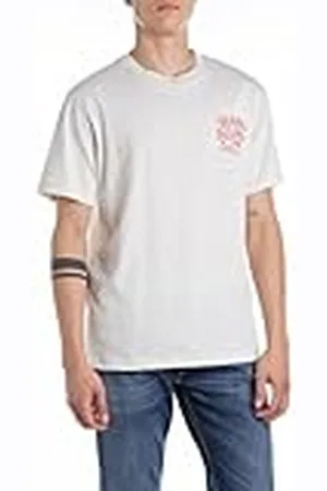 Replay Heren Regular Fit T-shirt van katoen, , M