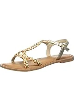 Les Tropéziennes par M Belarbi Cimona Sandalen voor dames, geel, meerkleurig, 40 EU, , 40 EU