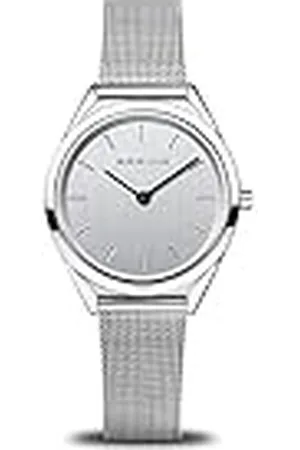 Bering Unisex horloge quartz uurwerk - Ultra Slim-collectie met roestvrij staal en saffierglas 17031-000