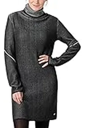 Timezone Dames tultelneck gebreide jurk casual jurk