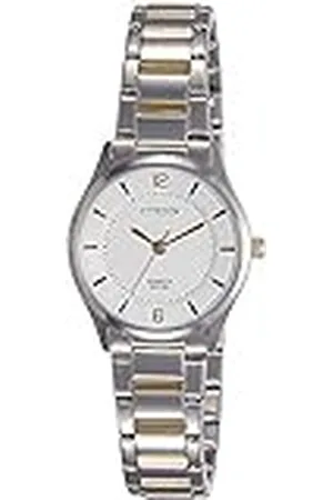 Citizen Dames analoog kwartshorloge met roestvrij stalen armband, , Armband