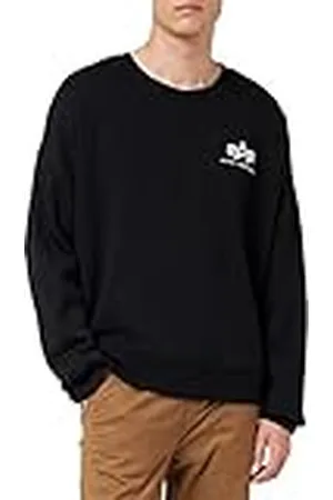 Alpha Industries Heren Sweater Basic OS ML Black, , L