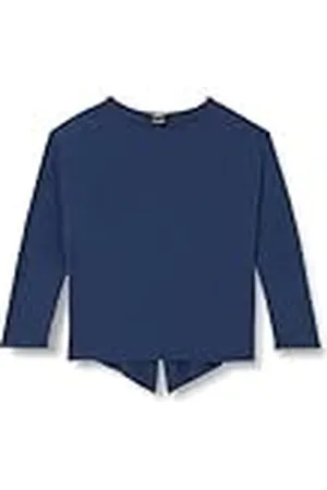 USHA Damesblouse met lange mouwen 17326766, marine, XXL, , XXL