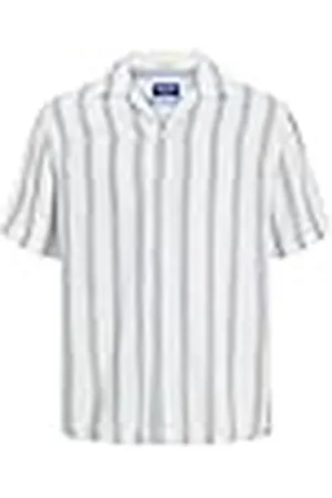 JACK & JONES Jornoto Stripe Resort Shirt SS, , M