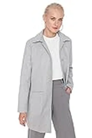 Trendyol Vrouwen Regular Double-breasted overhemd kraag geweven jas, , 62
