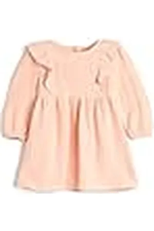 Koton Babygirl Crew Neck Lange Mouwen Ruffled Jurk, , 9-12 Monate