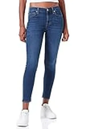 7 for all Mankind The Ankle Skinny Bair Eco Jeans voor dames, , 32W / 32L