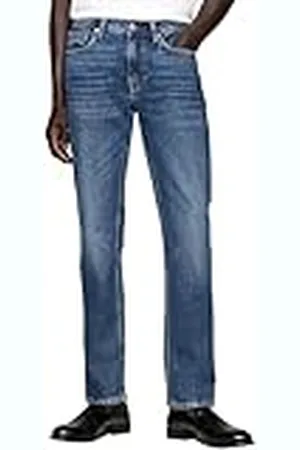 Tommy Hilfiger Heren Straight Denton STR Hiker Indigo MW0MW37370, recht, denim, 3034, , 34W / 30L